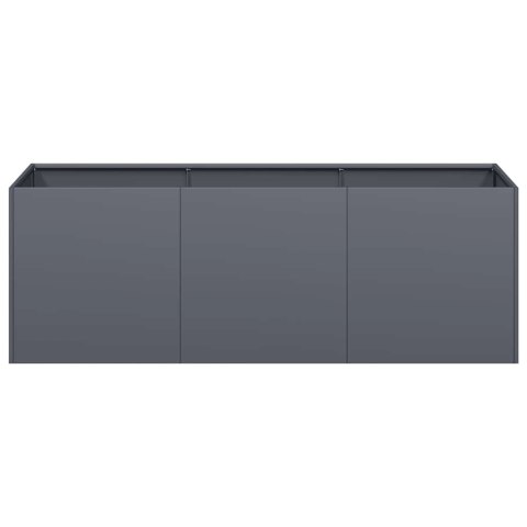 DONICA ANTRACYTOWA 120X40X40CM STAL WALCOWANA NA ZIMNO