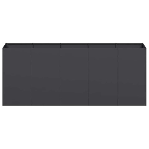 DONICA CZARNA 200X40X80CM STAL WALCOWANA NA ZIMNO