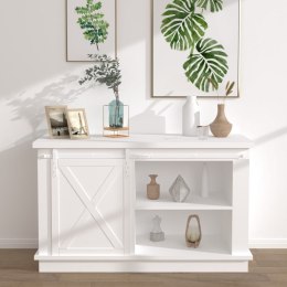 SYSTEM DRZWI PRZESUWNYCH DO MEBLI STAL WĘGLOWA BIAŁY 152CM