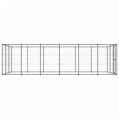 KOJEC ZEWNĘTRZNY DLA PSA STALOWY TRWAŁY BEZPIECZNY 21,78M²
