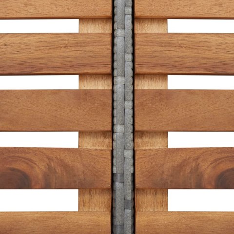 KWADRATOWA OBUDOWA SPA SZARA 268X268X55CM POLIRATTAN