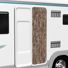 ZASŁONA PRZECIWKO OWADOM BEŻ I CIEMNY BRĄZ 56X185CM SZENIL