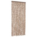 ZASŁONA PRZECIWKO OWADOM BEŻ I CIEMNY BRĄZ 56X185CM SZENIL