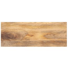 BLAT STOŁU 80X40X2,5CM PROSTOKĄTNY LITE DREWNO MANGO