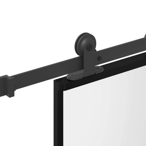 DRZWI PRZESUWNE Z ZESTAWEM OKUĆ SZKŁO HARTOWANE I ALUMINIUM