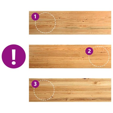 PARAPETY 2 SZT. JASNOBRĄZOWY 140X40X2CM LITE DREWNO DĘBOWE