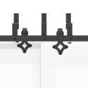 SYSTEM DO MONTAŻU DRZWI PRZESUWNYCH 305CM STAL CZARNY
