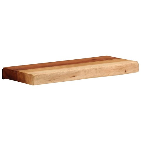 PÓŁKI ŚCIENNE 2 SZT. 40X20X3,5CM DREWNO LITE AKACJA