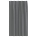 ZASŁONY WOALOWE Z KIESZENIAMI NA DRĄŻEK 2 SZT. CIEMNOSZARY