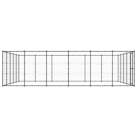 KOJEC ZEWNĘTRZNY DLA PSA STALOWY TRWAŁY BEZPIECZNY 36,3M²