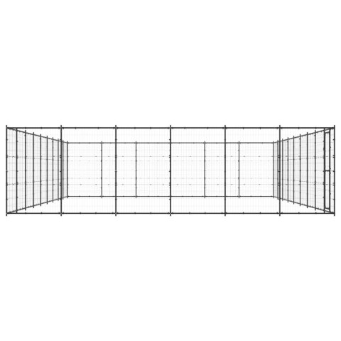 KOJEC ZEWNĘTRZNY DLA PSA STALOWY TRWAŁY BEZPIECZNY 65,34M²