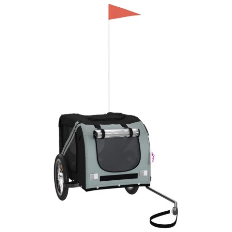 PRZYCZEPKA ROWEROWA DLA ZWIERZĄT TKANINA OXFORD I ŻELAZO