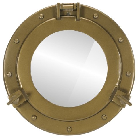 LUSTRO WISZĄCE W KSZTAŁCIE BULAJA ŚR.30CM ALUMINIUM I SZKŁO