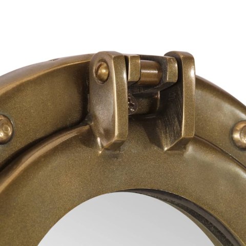 LUSTRO WISZĄCE W KSZTAŁCIE BULAJA ŚR.30CM ALUMINIUM I SZKŁO