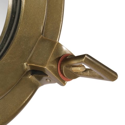 LUSTRO WISZĄCE W KSZTAŁCIE BULAJA ŚR.30CM ALUMINIUM I SZKŁO