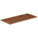 BLAT STOŁU 100X60X3,8CM PROSTOKĄTNY LITE DREWNO Z ODZYSKU