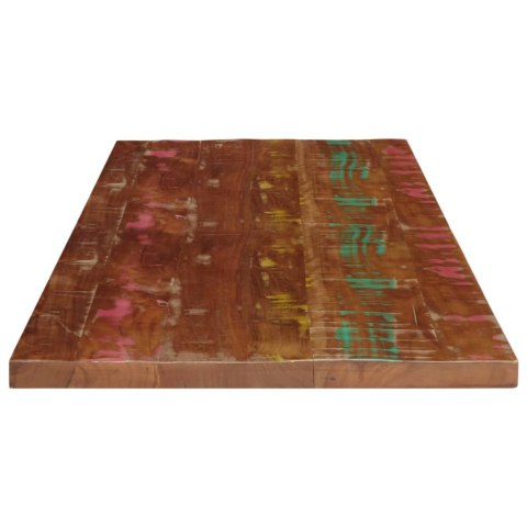 BLAT STOŁU 100X60X3,8CM PROSTOKĄTNY LITE DREWNO Z ODZYSKU
