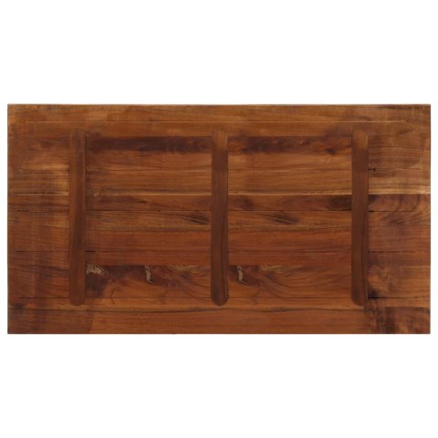 BLAT STOŁU 100X60X3,8CM PROSTOKĄTNY LITE DREWNO Z ODZYSKU