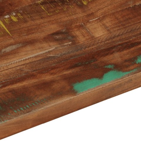BLAT STOŁU 100X60X3,8CM PROSTOKĄTNY LITE DREWNO Z ODZYSKU