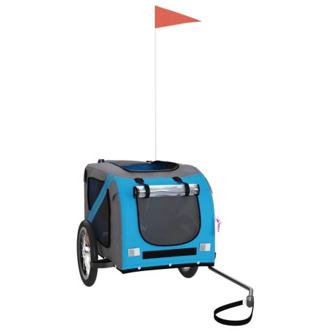 PRZYCZEPKA ROWEROWA DLA ZWIERZĄT TKANINA OXFORD I ŻELAZO