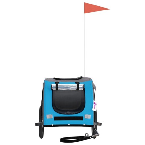 PRZYCZEPKA ROWEROWA DLA ZWIERZĄT TKANINA OXFORD I ŻELAZO