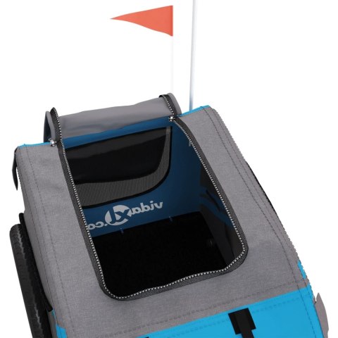 PRZYCZEPKA ROWEROWA DLA ZWIERZĄT TKANINA OXFORD I ŻELAZO