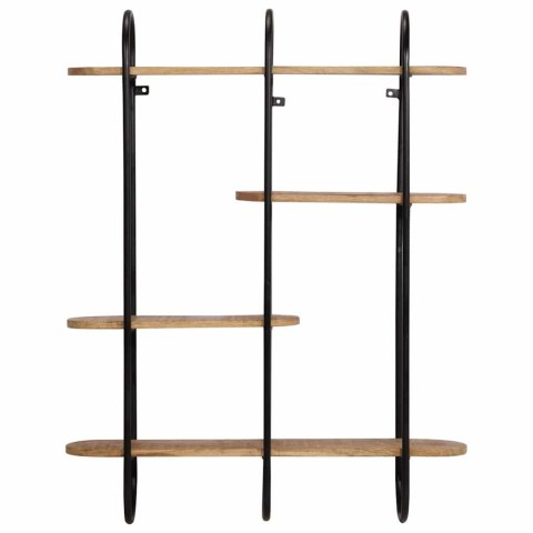 PÓŁKA ŚCIENNA 90X20X116,5CM LITE DREWNO SUROWE MANGO