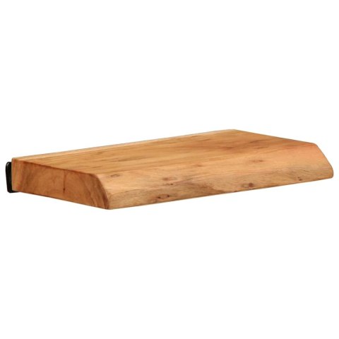 PÓŁKI ŚCIENNE 2 SZT. 30X20X3,5CM DREWNO LITE AKACJA