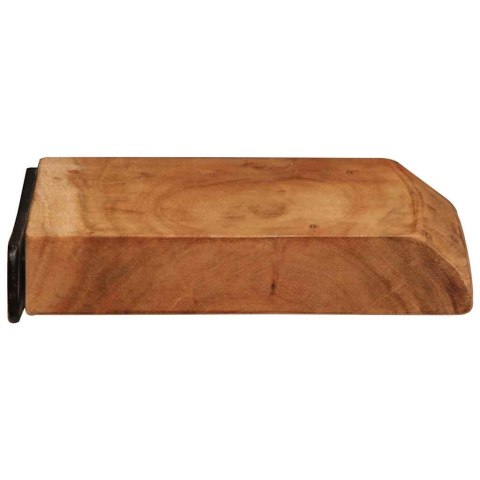 PÓŁKI ŚCIENNE 2 SZT. 30X20X3,5CM DREWNO LITE AKACJA