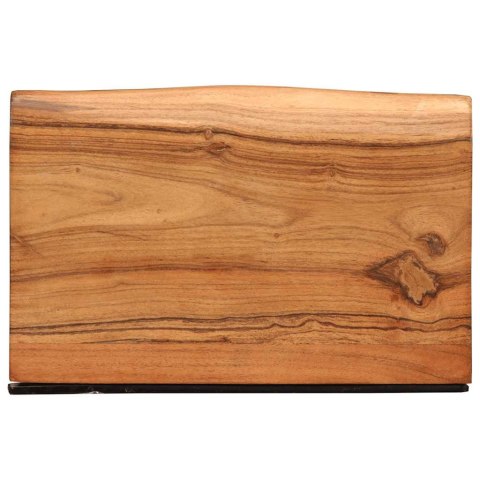 PÓŁKI ŚCIENNE 2 SZT. 30X20X3,5CM DREWNO LITE AKACJA