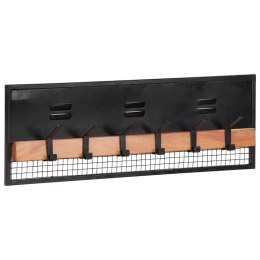 WIESZAK ŚCIENNY NA UBRANIA 90X11X30CM LITE DREWNO MANGO