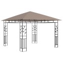 ALTANA Z MOSKITIERĄ I SZNUREM LAMPEK LED 3X3X2,73CM TAUPE