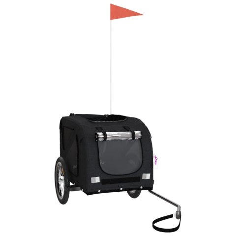 PRZYCZEPKA ROWEROWA DLA ZWIERZĄT TKANINA OXFORD I ŻELAZO