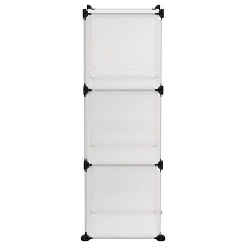 REGAŁ KOSTKOWY Z 6 PRZEGRODAMI PRZEZROCZYSTY PP