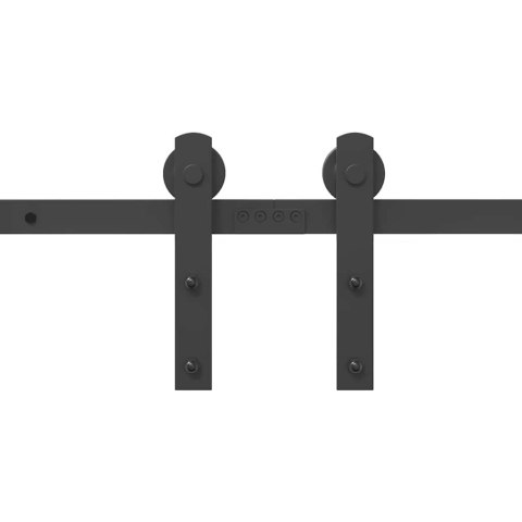 SYSTEM DO MONTAŻU DRZWI PRZESUWNYCH 305CM STAL CZARNY