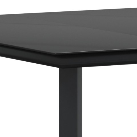 9 CZĘŚCIOWY ZESTAW JADALNY CZARNY POLIRATTAN