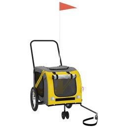 PRZYCZEPKA ROWEROWA DLA ZWIERZĄT TKANINA OXFORD I ŻELAZO