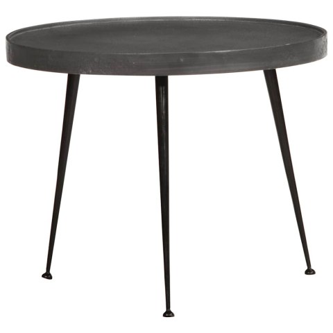 STOLIK KAWOWY 2 SZT. CZARNY DREWNO KONSTRUKCYJNE