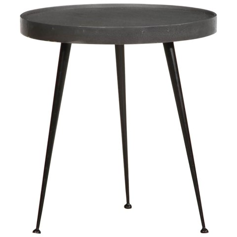 STOLIK KAWOWY 2 SZT. CZARNY DREWNO KONSTRUKCYJNE