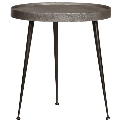 STOLIK KAWOWY 3 SZT. SREBRNY DREWNO KONSTRUKCYJNE