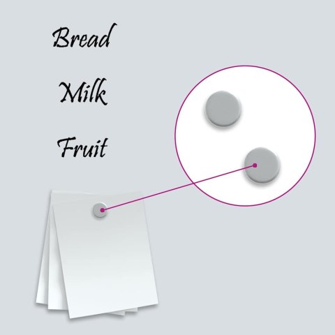 TABLICA MAGNETYCZNA ŚCIENNA BIAŁA 40X40CM SZKŁO HARTOWANE