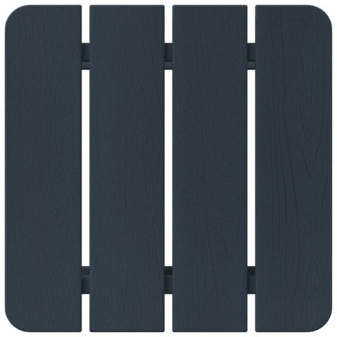 3-CZĘŚCIOWY ZESTAW WYPOCZYNKOWY DO OGRODU GRANATOWY HDPE