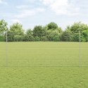 EURO PŁOT Z 10 SŁUPKAMI SREBRNY 1,6X10M STAL