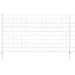 EURO PŁOT Z 10 SŁUPKAMI SZARY 1,4X10M STAL