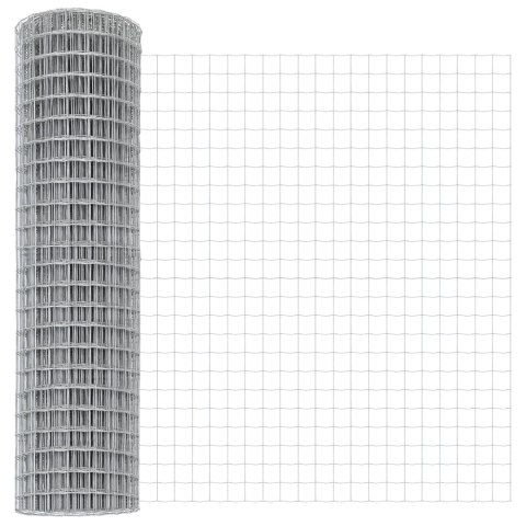 EURO PŁOT Z 10 SŁUPKAMI SZARY 1,4X10M STAL