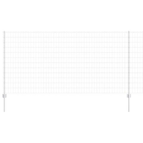 EURO PŁOT Z 22 SŁUPKAMI SREBRNY 1,2X25M STAL