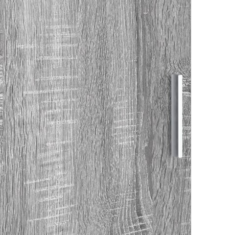 BIURKO Z MIEJSCEM DO PRZECHOWYWANIA SZARE SONOMA