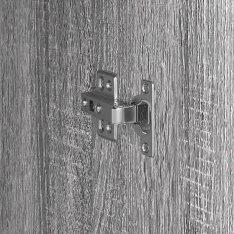 BIURKO Z MIEJSCEM DO PRZECHOWYWANIA SZARE SONOMA