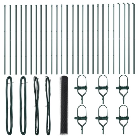 PŁOT HEKSAGONALNY SZARY 1.4X50M STAL