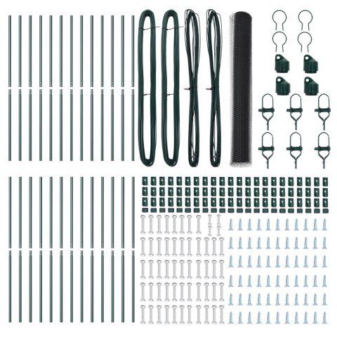 PŁOT HEKSAGONALNY SZARY 1.4X50M STAL